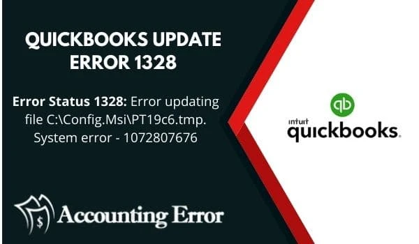 Resolve QuickBooks Update Error 1328