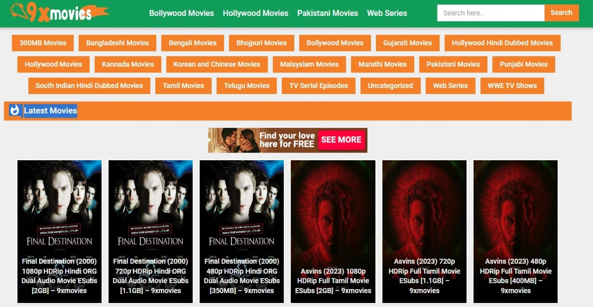 9XMoviesToday | Download the Latest Bollywood HD Quality Movies