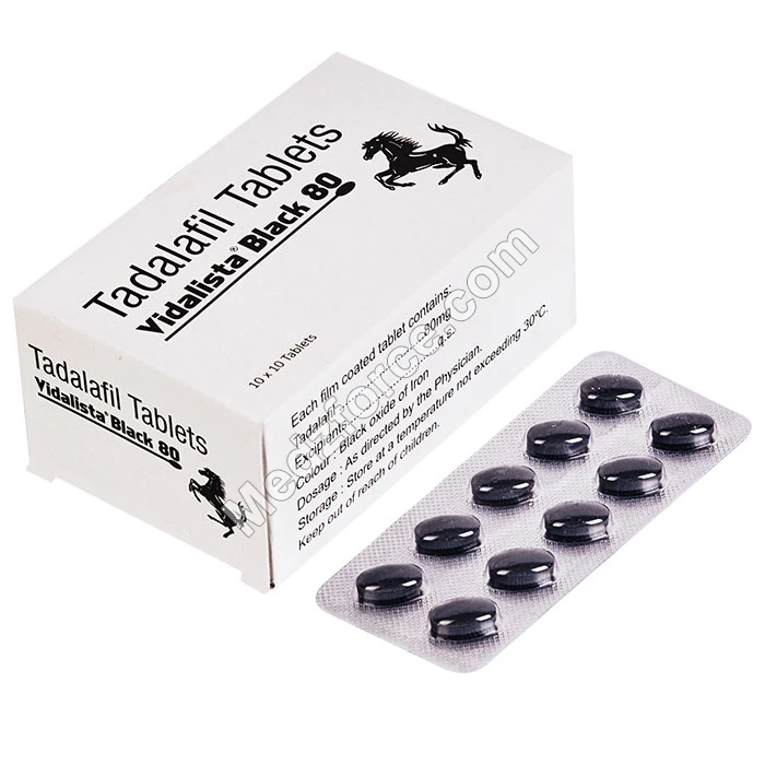 Effective Treatment for Erectile Dysfunction: Vidalista Black 80 mg by Medzforce