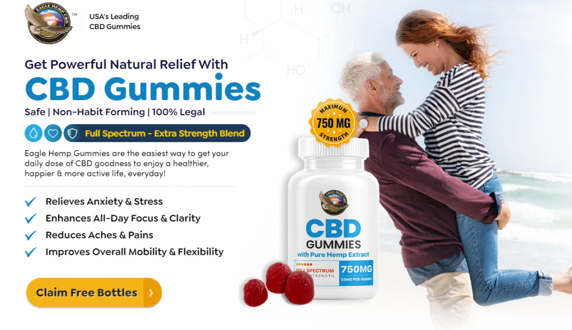 Eagle Hemp CBD Gummies *Helpful Gummies* Alleviate stress &amp; anxiety (Buy Now)