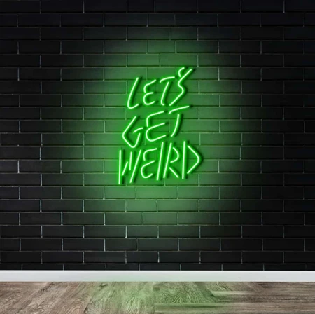 Custom LED neon signs for upcoming New Year parties