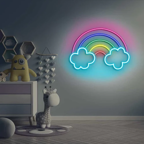 Customised LED neon lights for wall décor