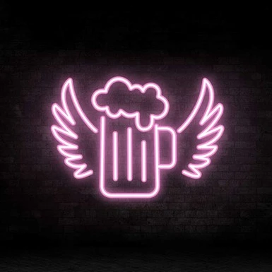 Customized neon signs for home bars
