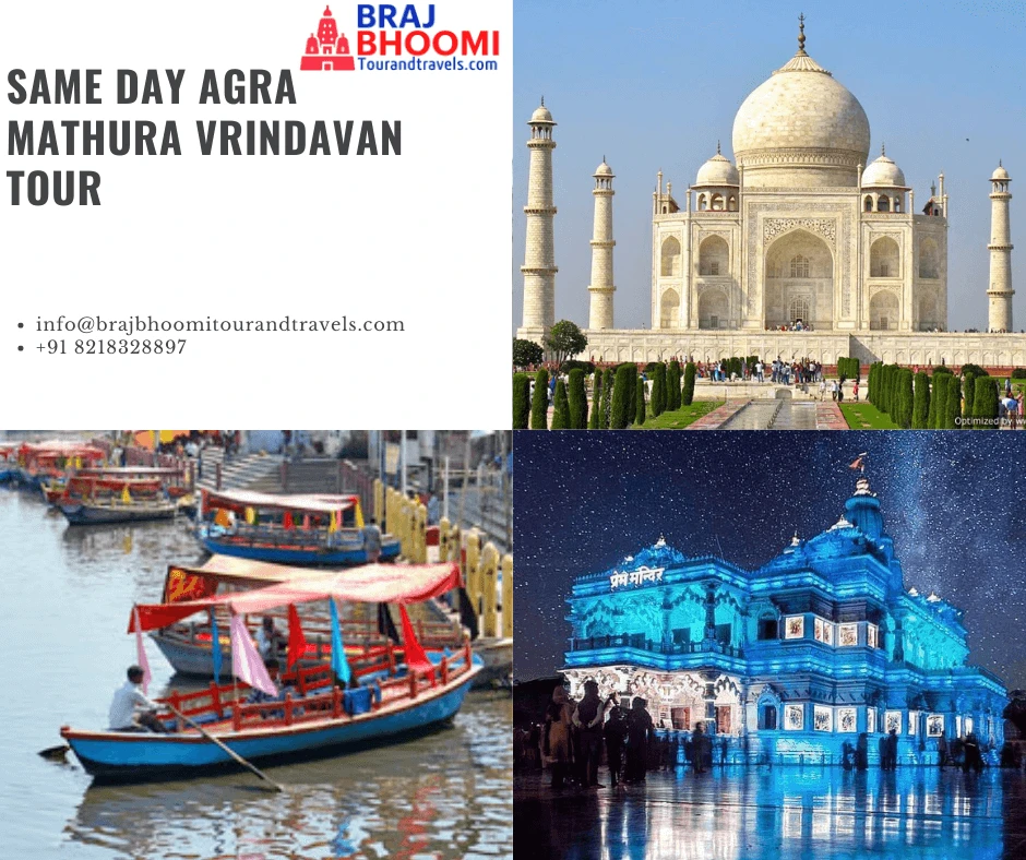 Travel to Agra mathura Vrindavan in one Day its possible ?