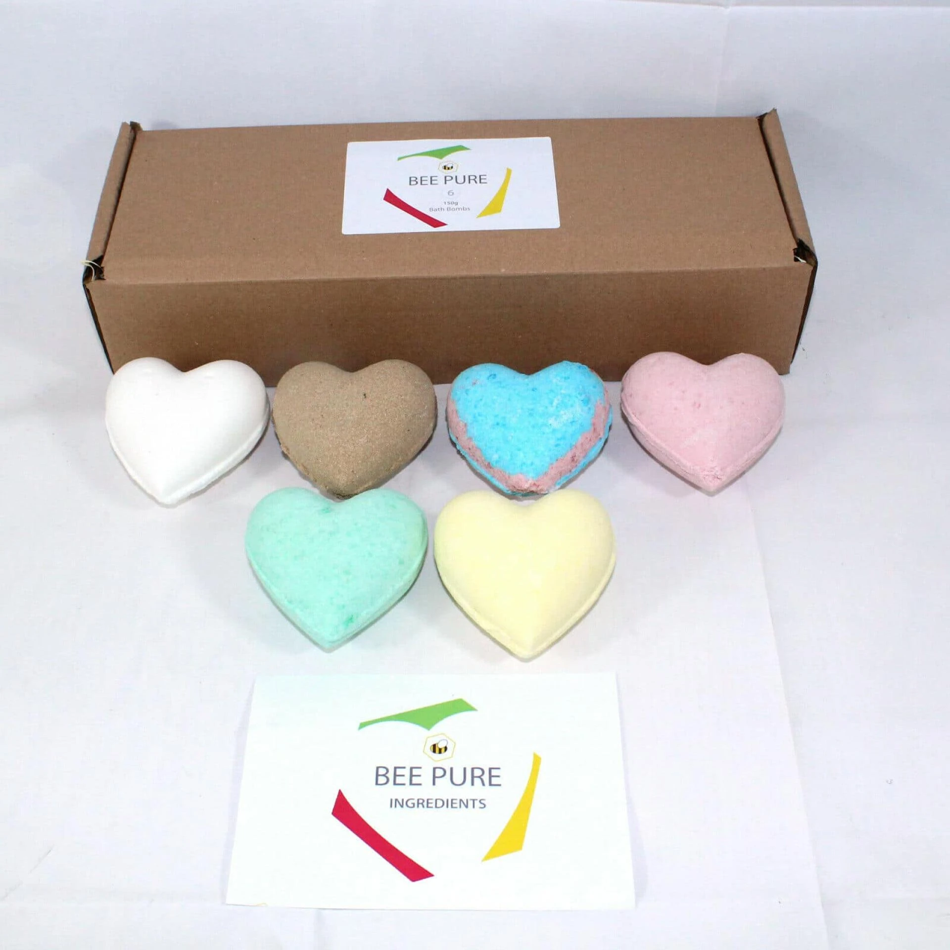 Buy Large Heart Bath Bombs Gift Box Bee Beautiful
