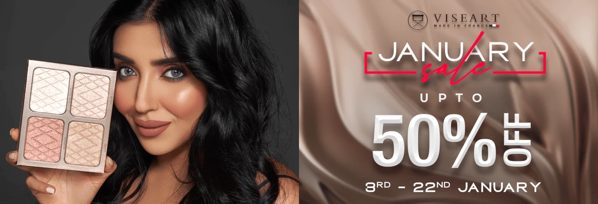 Get Up To 50% Off: Can't-Miss Deals on Makeup Products at Viseart January Sale