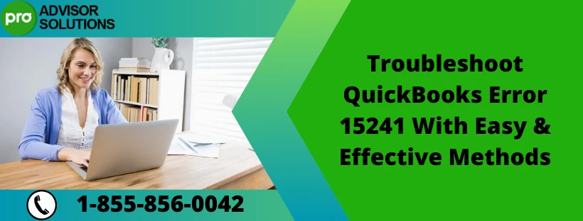 Easy Way To Fix QuickBooks Error 15241