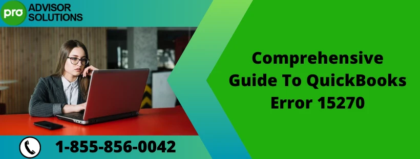 Learn How To Resolve QuickBooks Error 15270