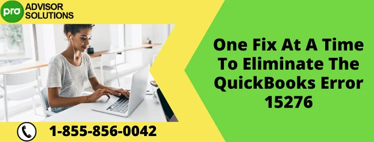 A Quick And Easy Way To Fix QuickBooks Error 15276