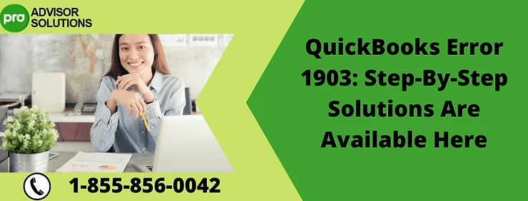Best Way To Deal With QuickBooks Error 1903