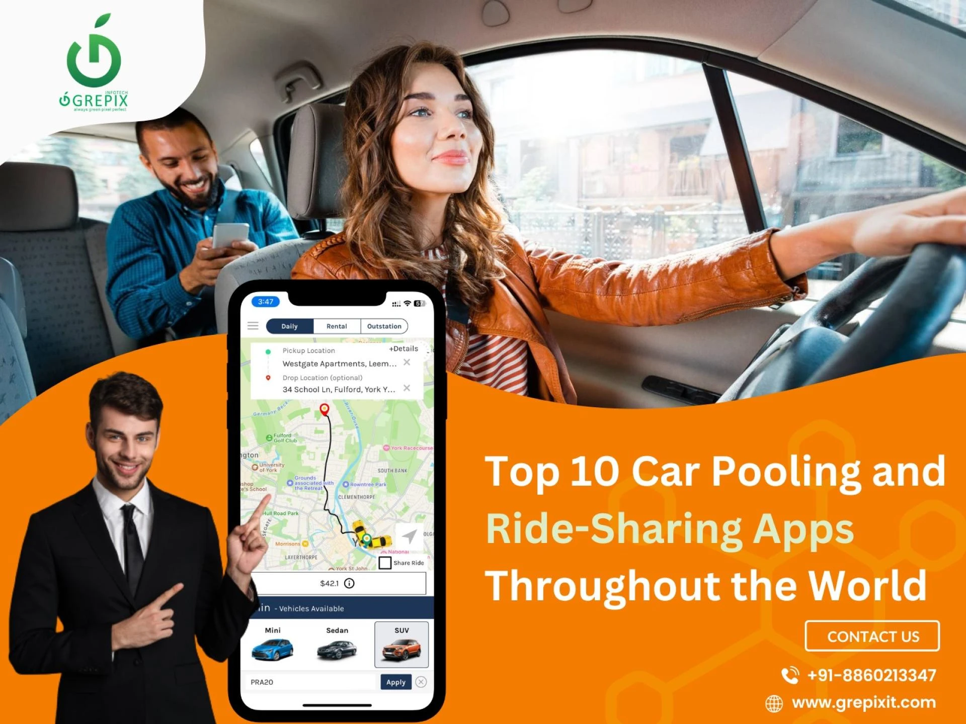 The World's Top 10 Carpooling and Ride-Sharing Apps