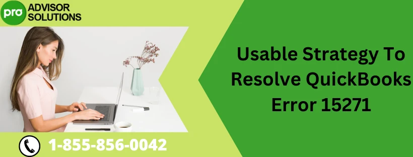 A Quick And Effective Way To Fix QuickBooks Error 15271