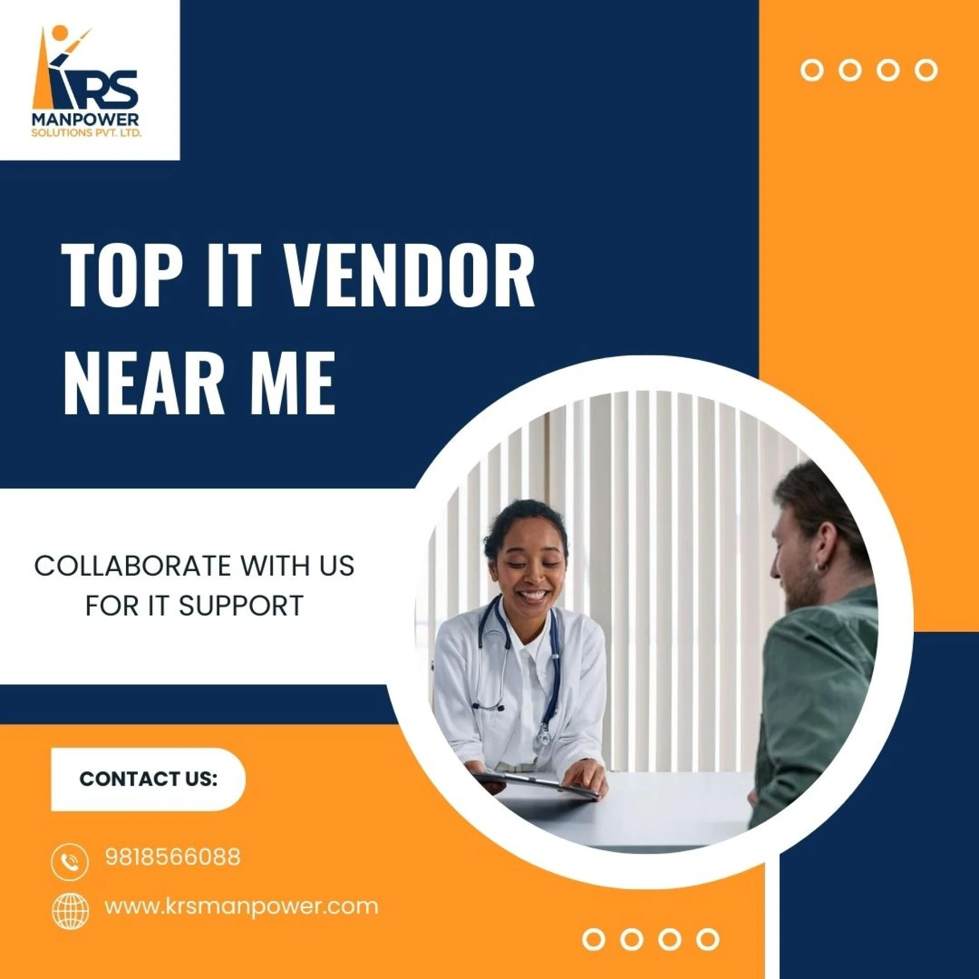 Supporting Your Business: Top IT Vendors Near Me - KRS Manpower Solutions