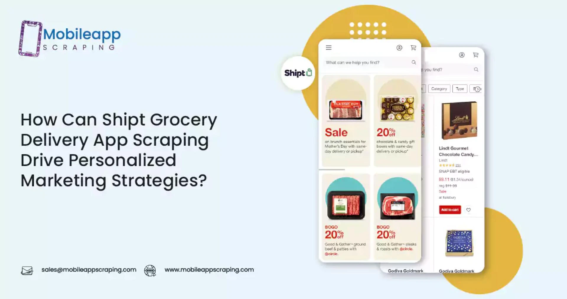 How Can Shipt Grocery Delivery App Scraping Drive Personalized Marketing Strategies?
