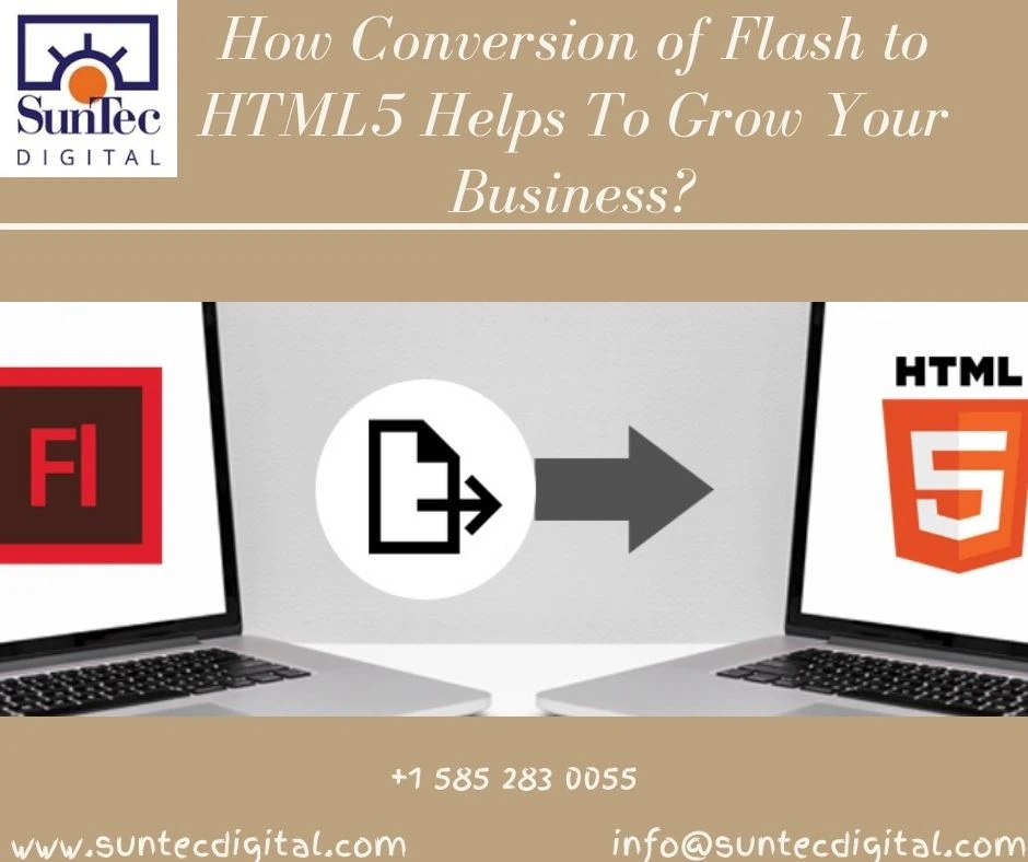 How Conversion of Flash to HTML5 Helps To Grow Your Business?