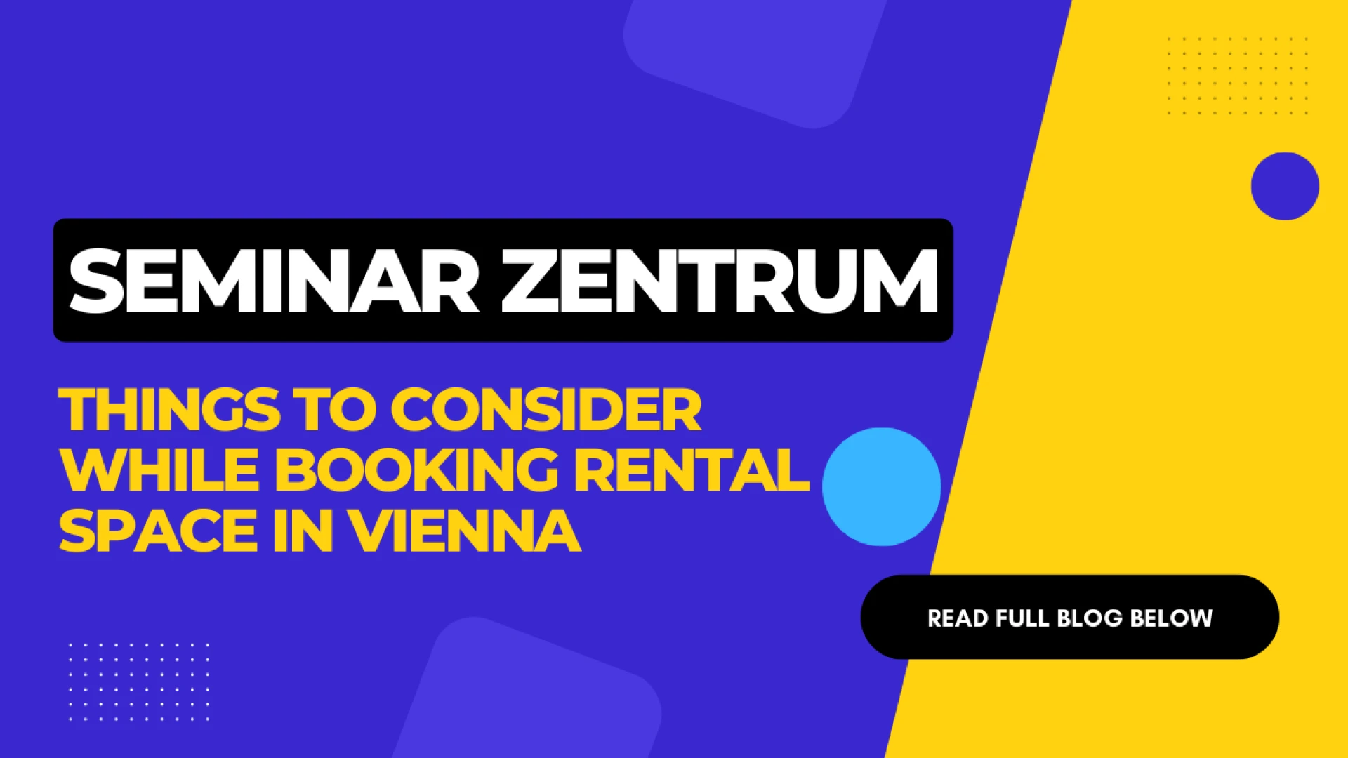 Things To Consider While Booking Rental Space In Vienna