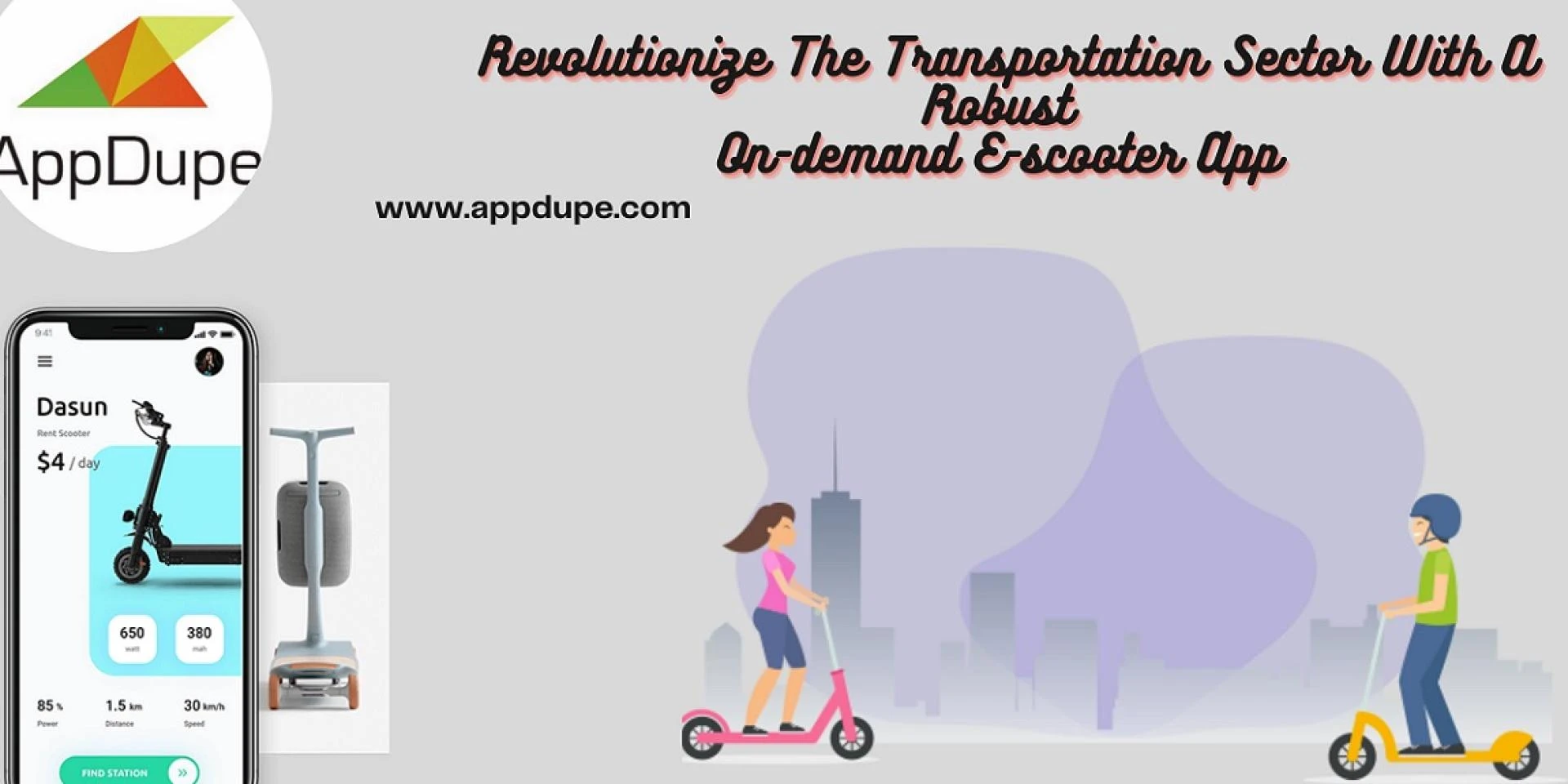 Revolutionize The Transportation Sector With A Robust On-demand E-scooter App