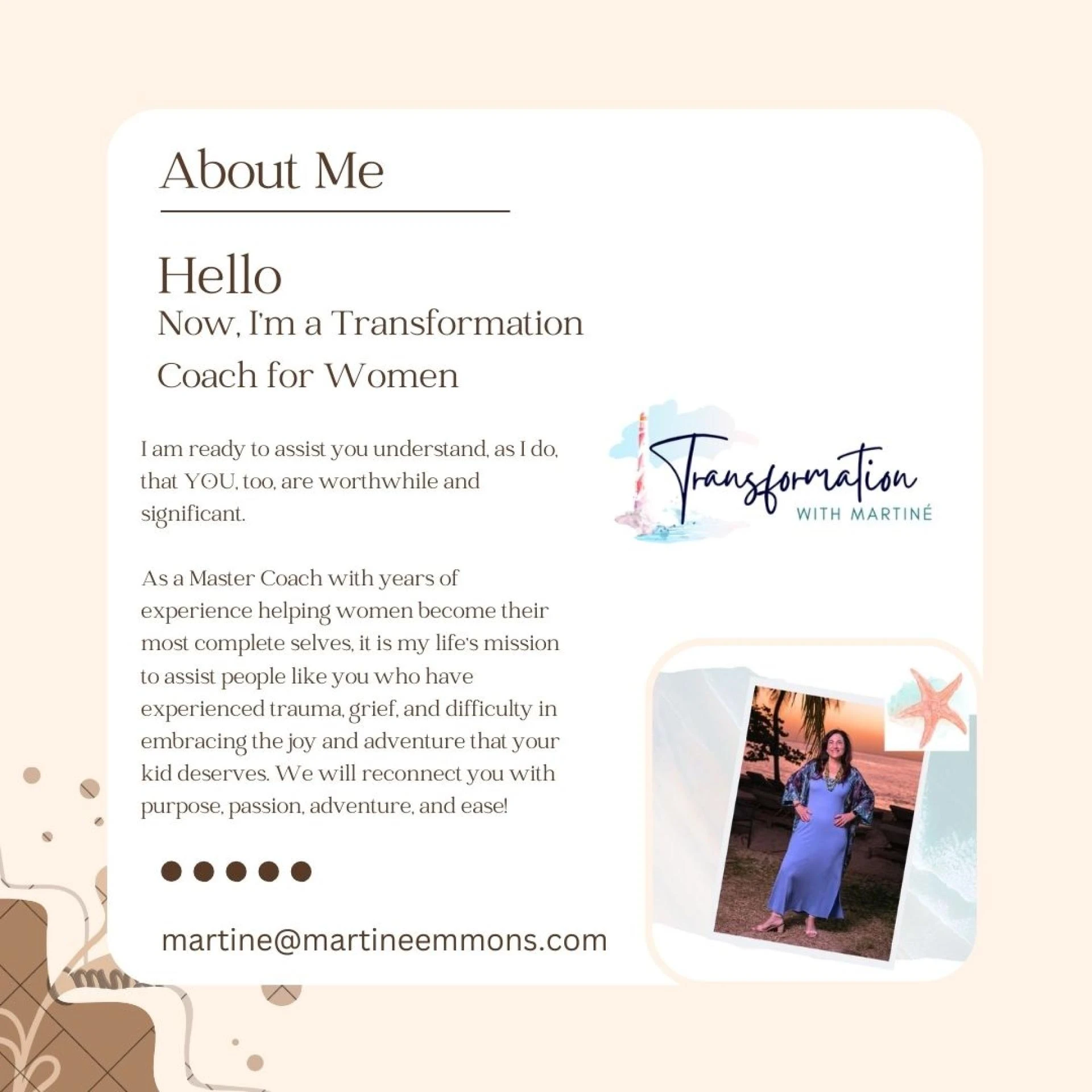 Personal Transformational Coaching For Women
