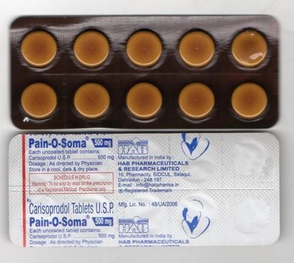 Soma 500MG - Buy Pain O Soma 500 MG Tablet Online in USA