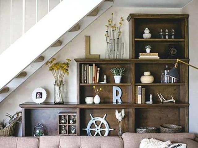 1 vài  cách tận dụng gầm cầu thang làm tủ ngăn nắp và thẩm mỹ nhất