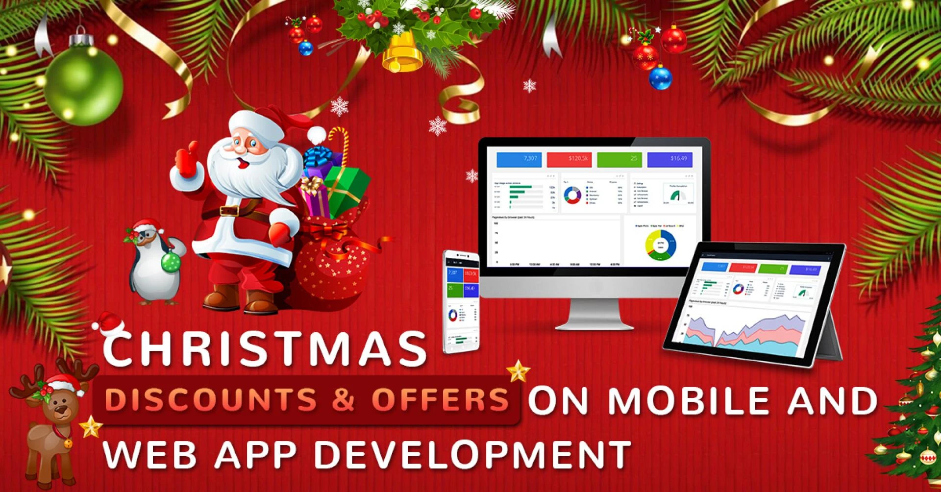 Christmas Discounts and Offers on Mobile and Web App Development