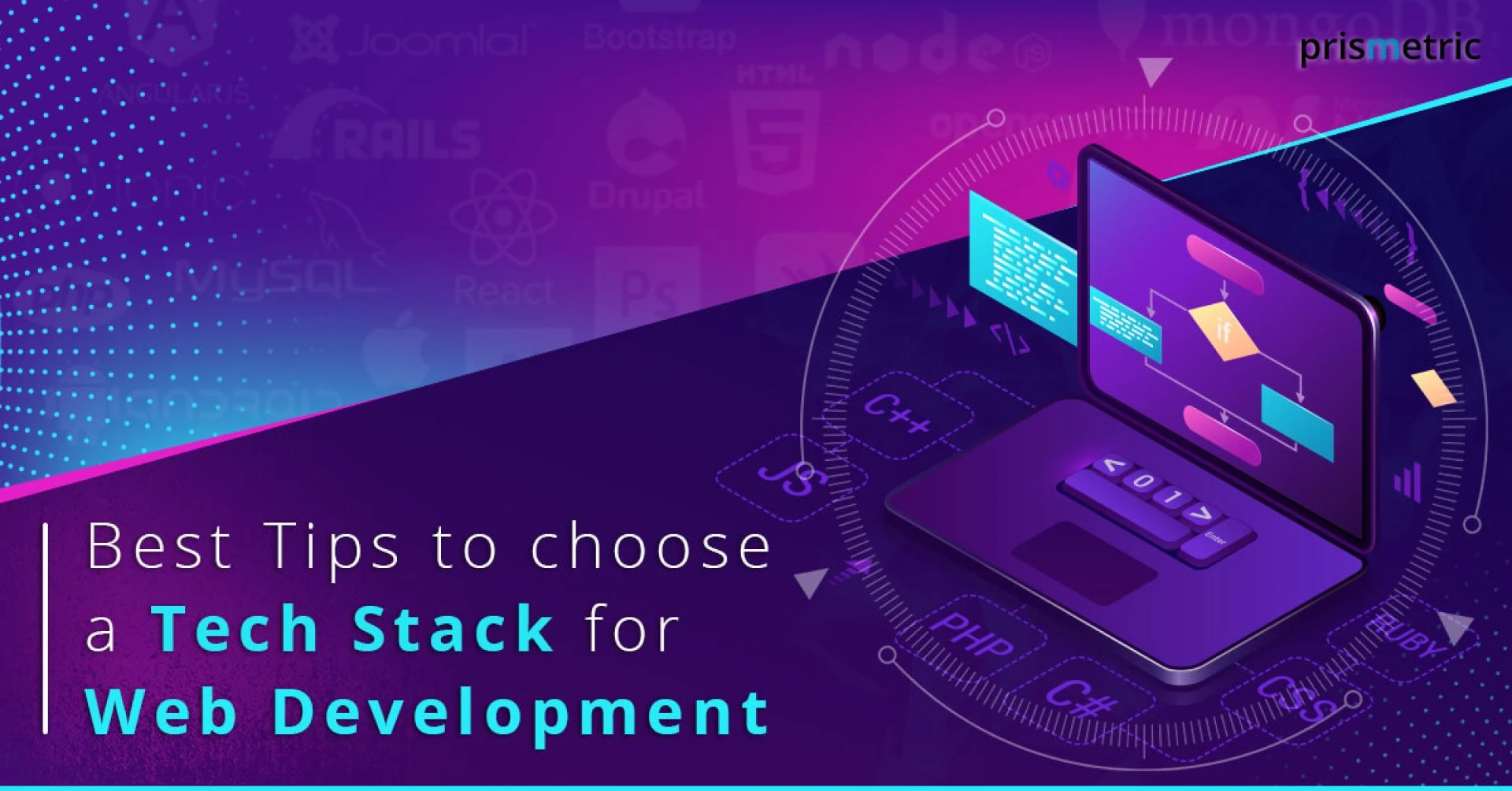 Guidelines to help you choose the best Tech Stack for your website - Prismetric
