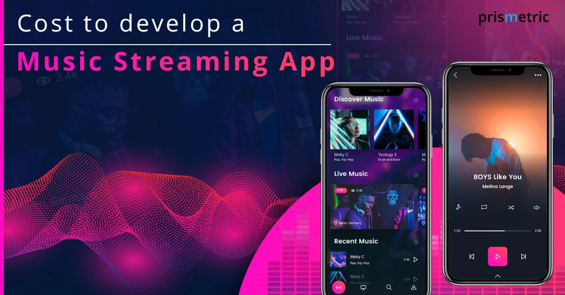 Cost to Develop a Music Streaming App and How to Build one - Prismetric