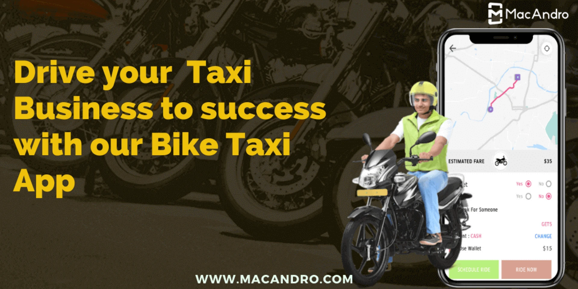 Bike Taxi App Development - Build your own Bike Taxi Business like Rapido