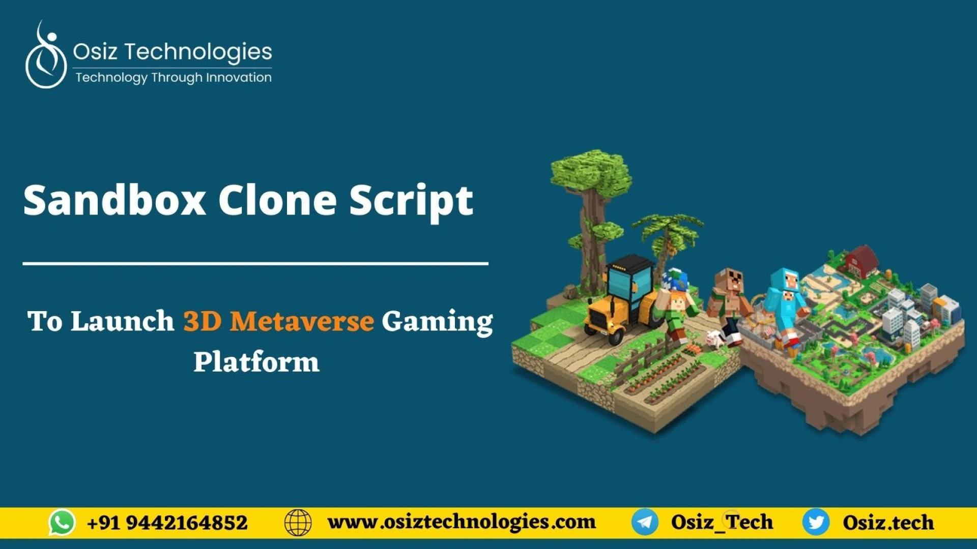 Sandbox Clone Script - To Build Your Metaverse Game Platform