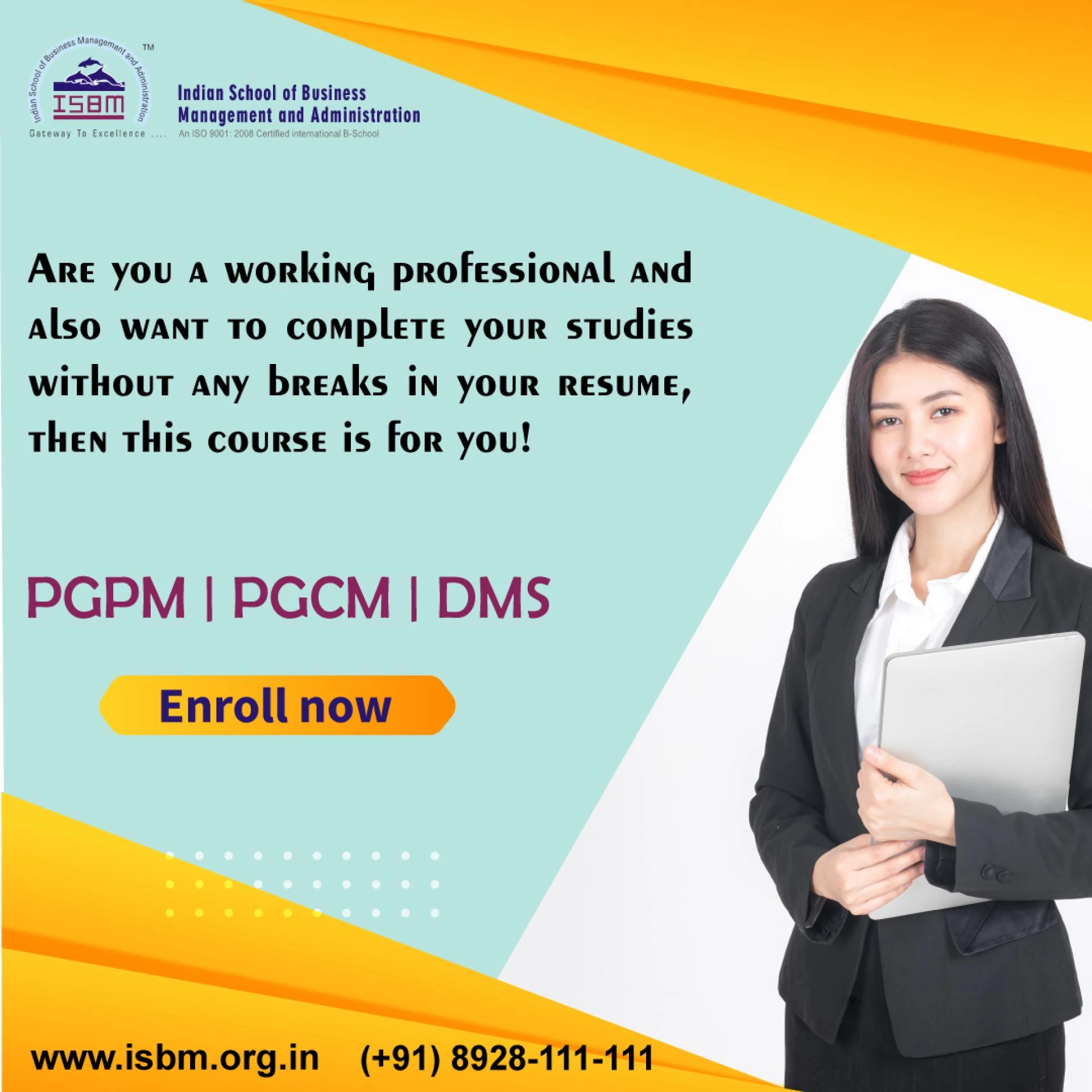 PROFESSIONAL COURSE IN HUMAN RESOURCE MANAGEMENT BY ISBM INSTITUTE.