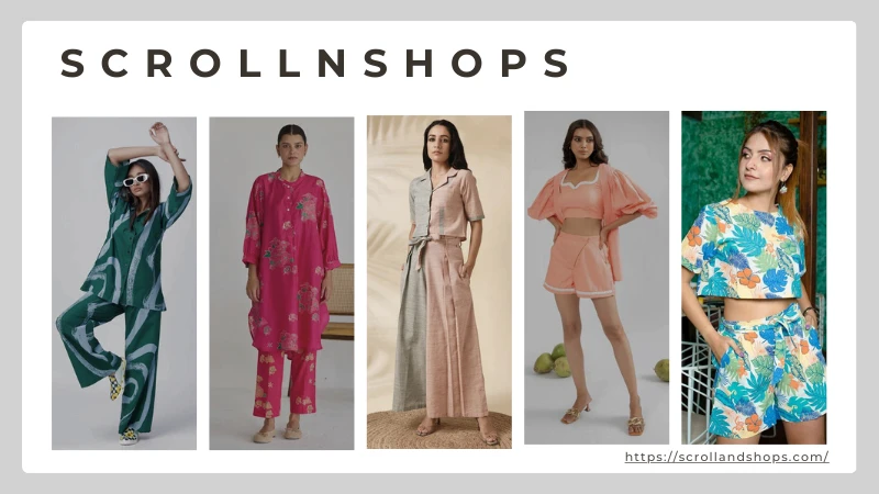 Designer Co-ord Set For Women At ScrollnShops