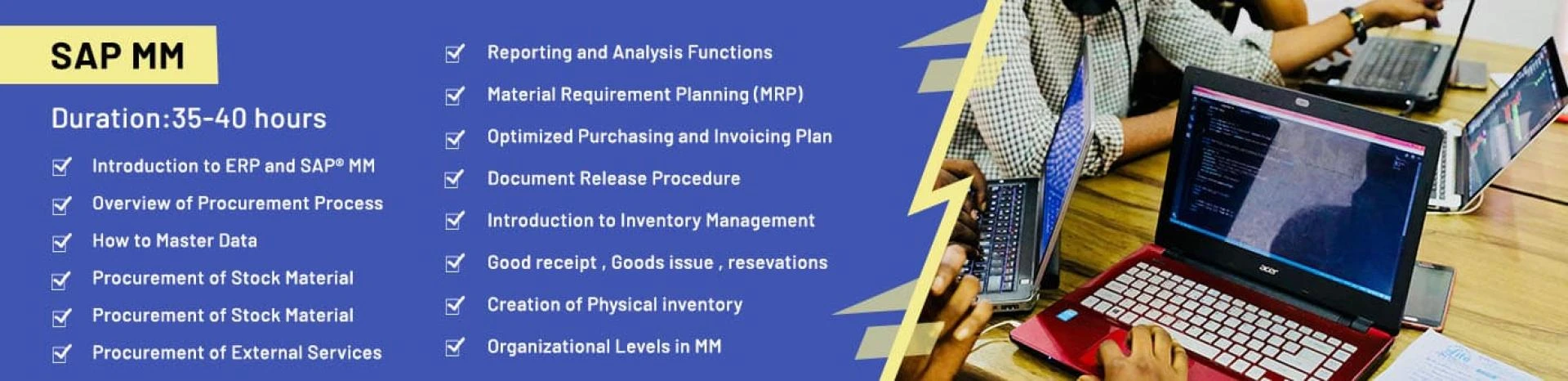 sap mm online training in India