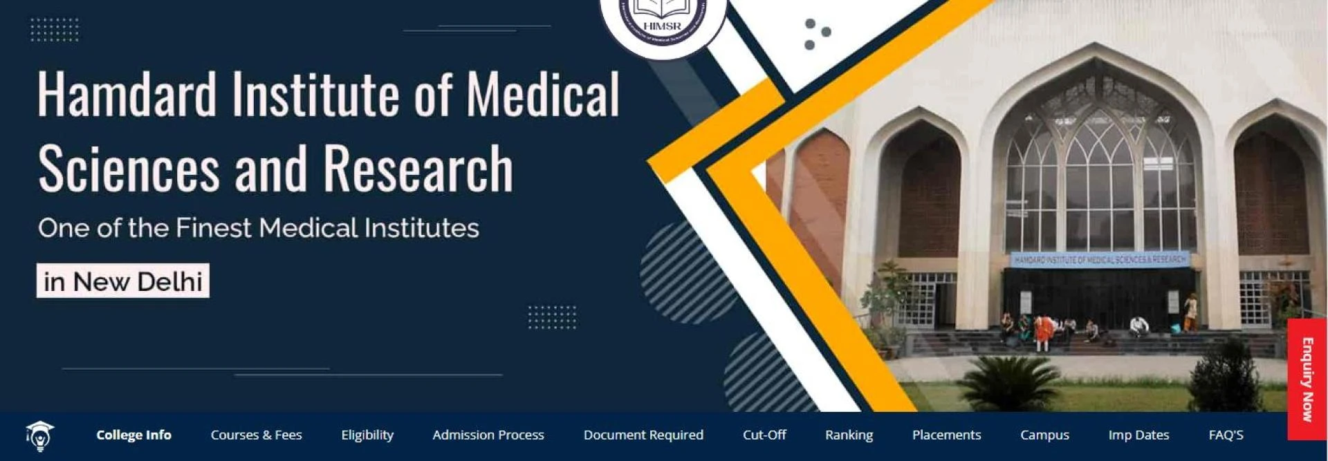 Hamdard Institute of Medical Sciences &amp; Research (HIMSR), New Delhi