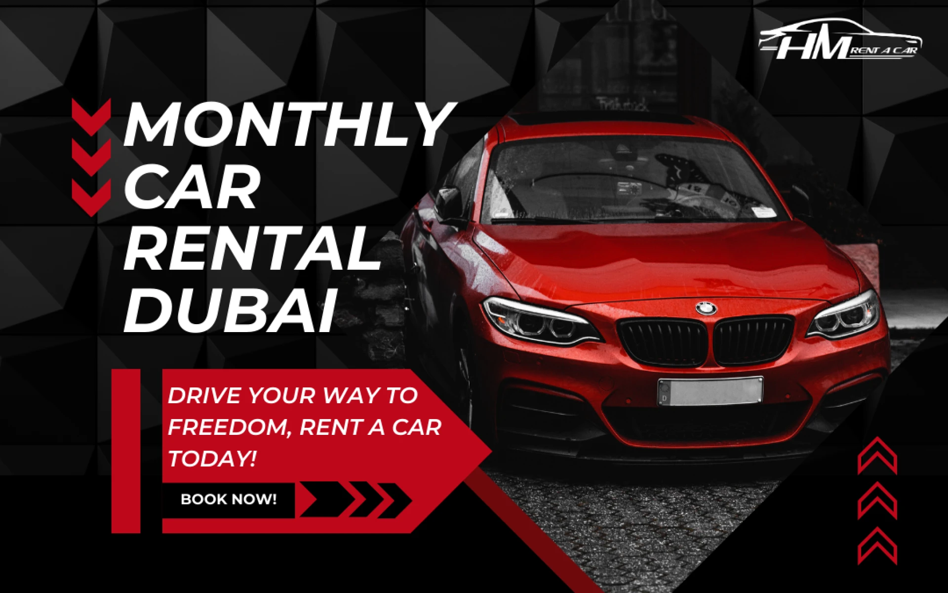 Luxury Monthly Rent a car for AED 500 per month