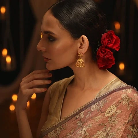 6 Antique Jhumkas You Can Wear Even On Casual Days