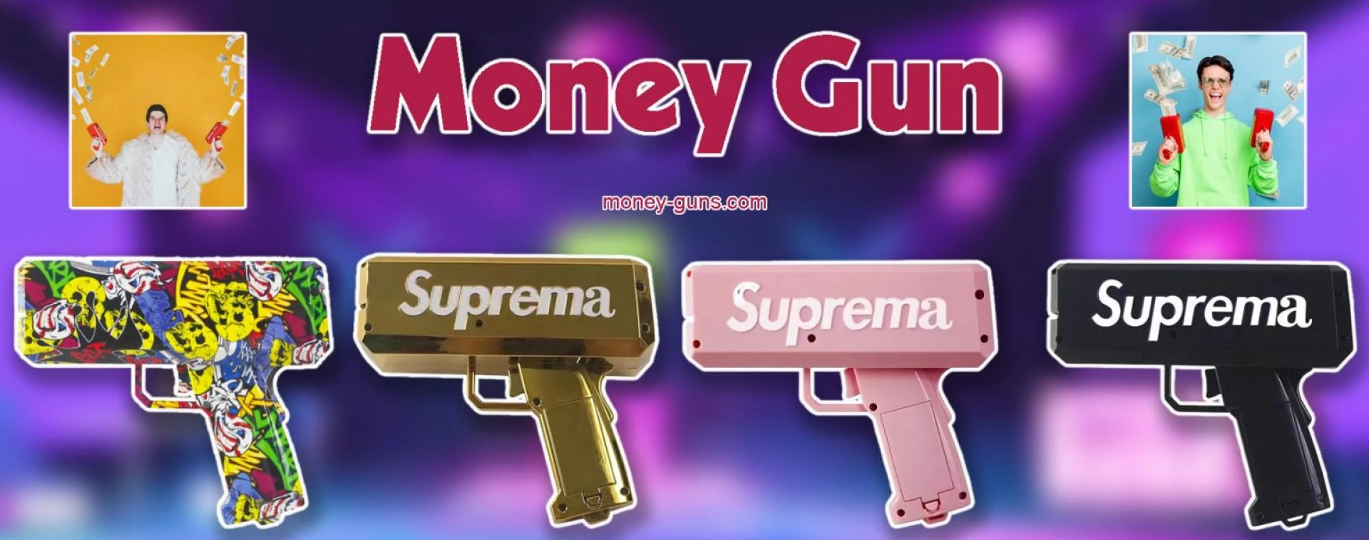 With These Party-Ready Money Guns You Can Make It Rain Whenever You Want