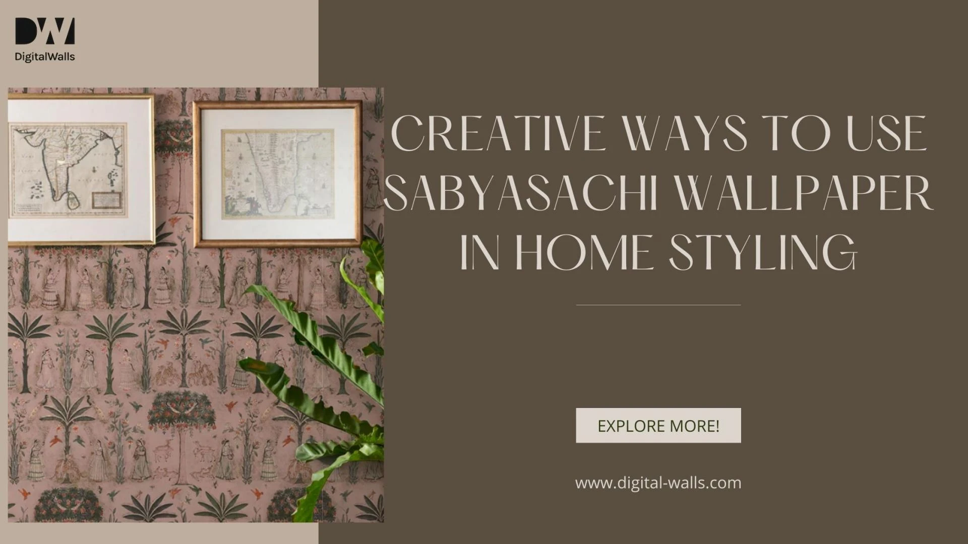 Creative Ways to Use Sabyasachi Wallpaper in Home Styling