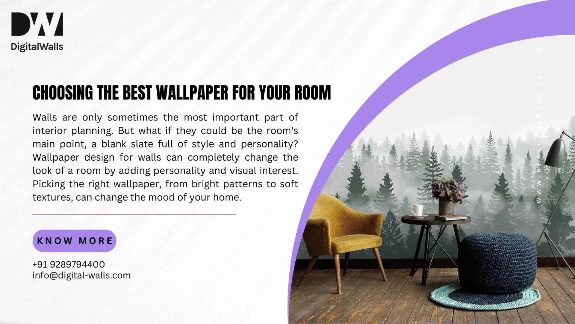Know the hack for Choosing the Best Wallpaper for Your Room in Dubai
