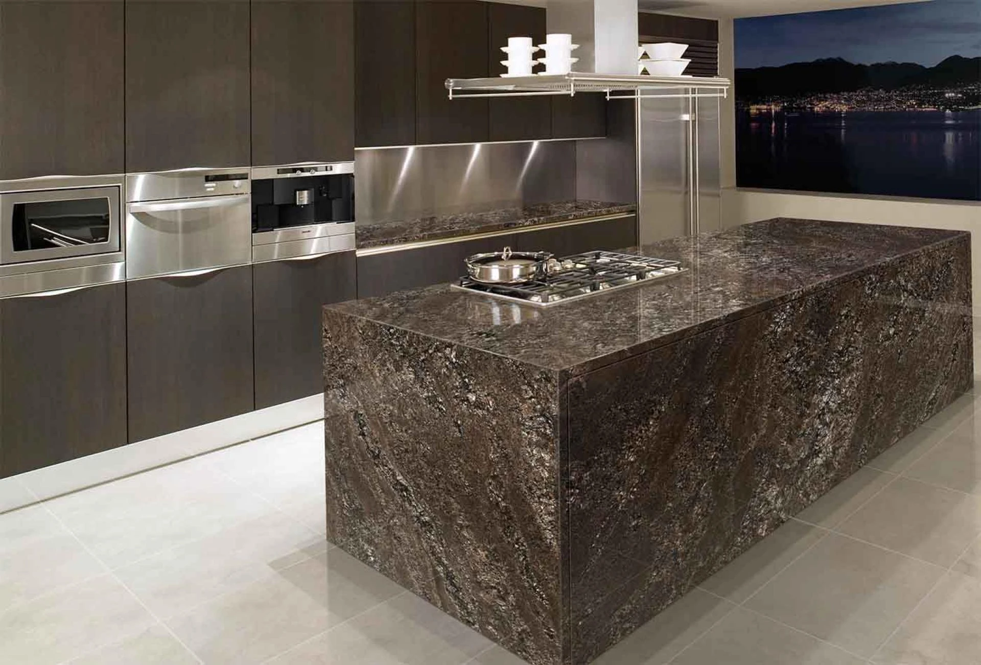 Brown Granite Kitchen Worktops