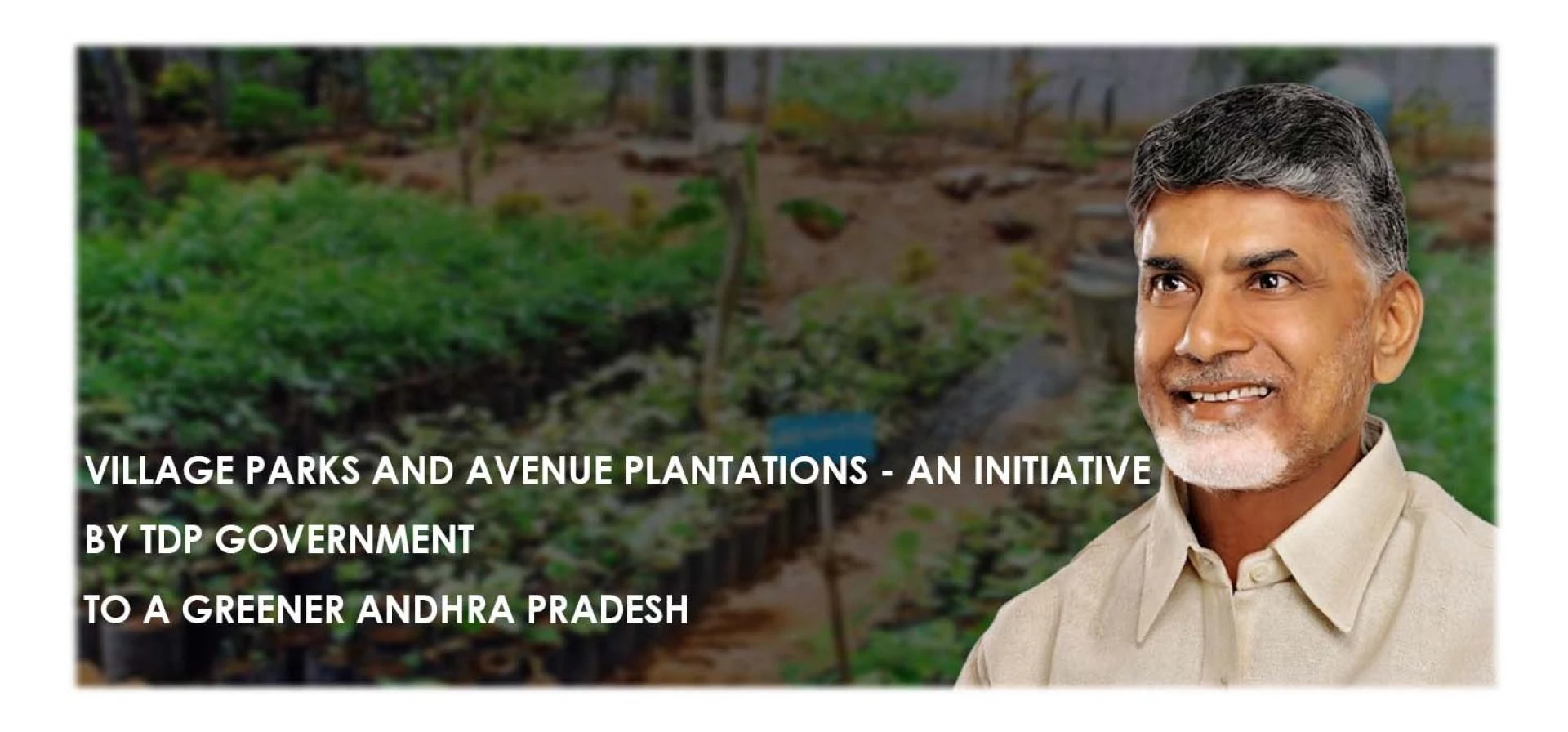 Village Parks and Avenue Plantations - An Initiative by TDP Government to a Greener Andhra Pradesh