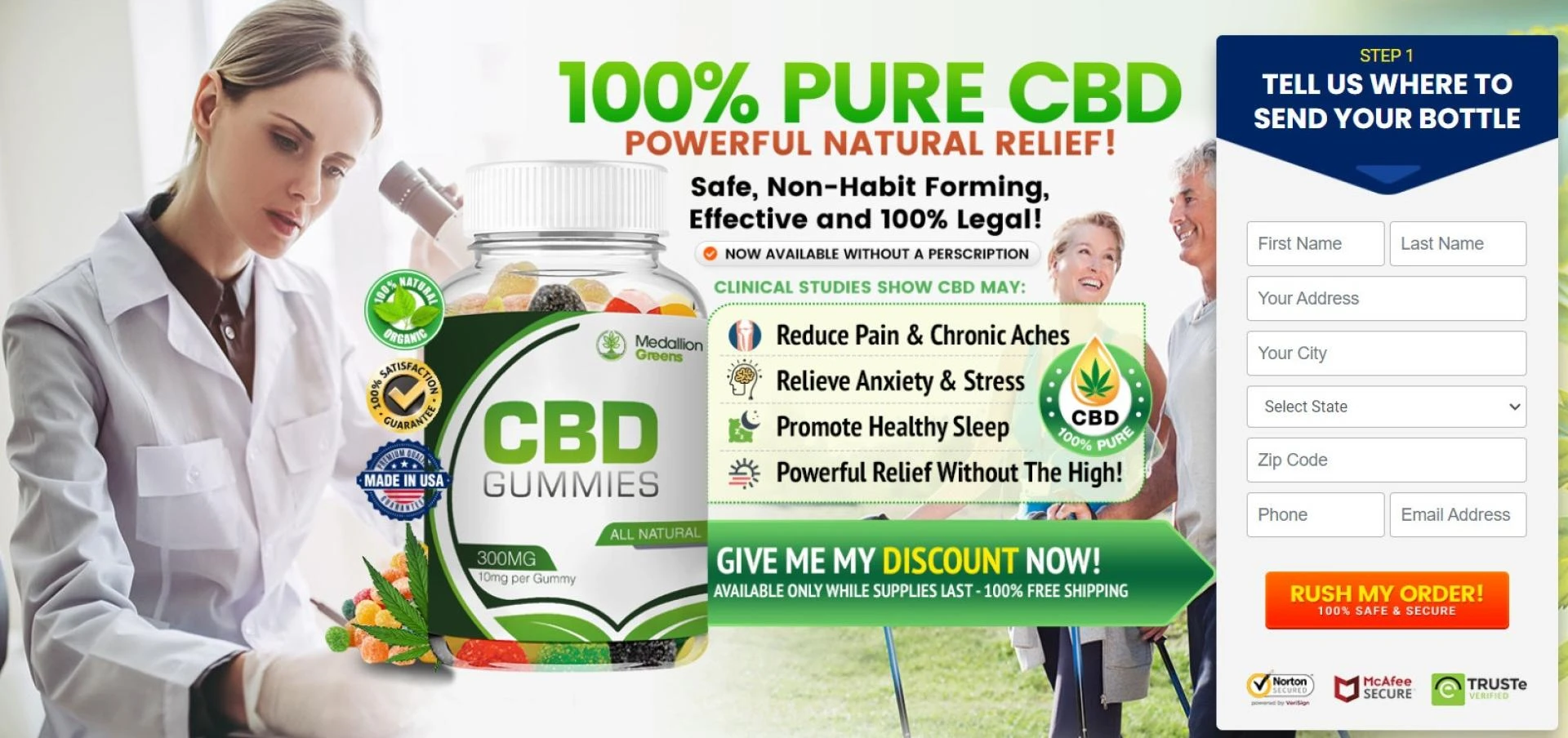 Medallion Greens CBD Gummies USA Benefits, Price For Sale &amp; Reviews