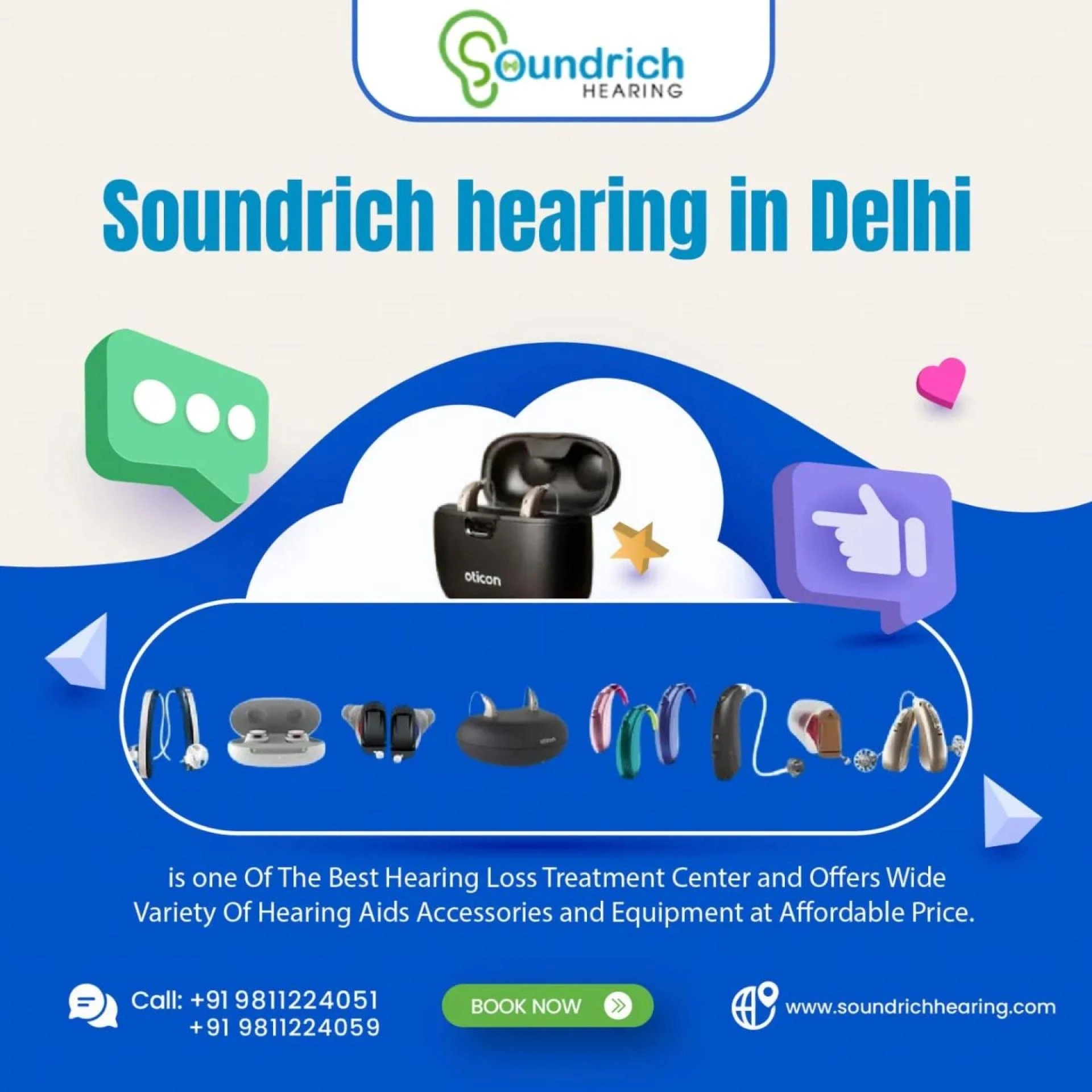 Expert Hearing Aid Fitting Services at Soundrich Hearing in Delhi