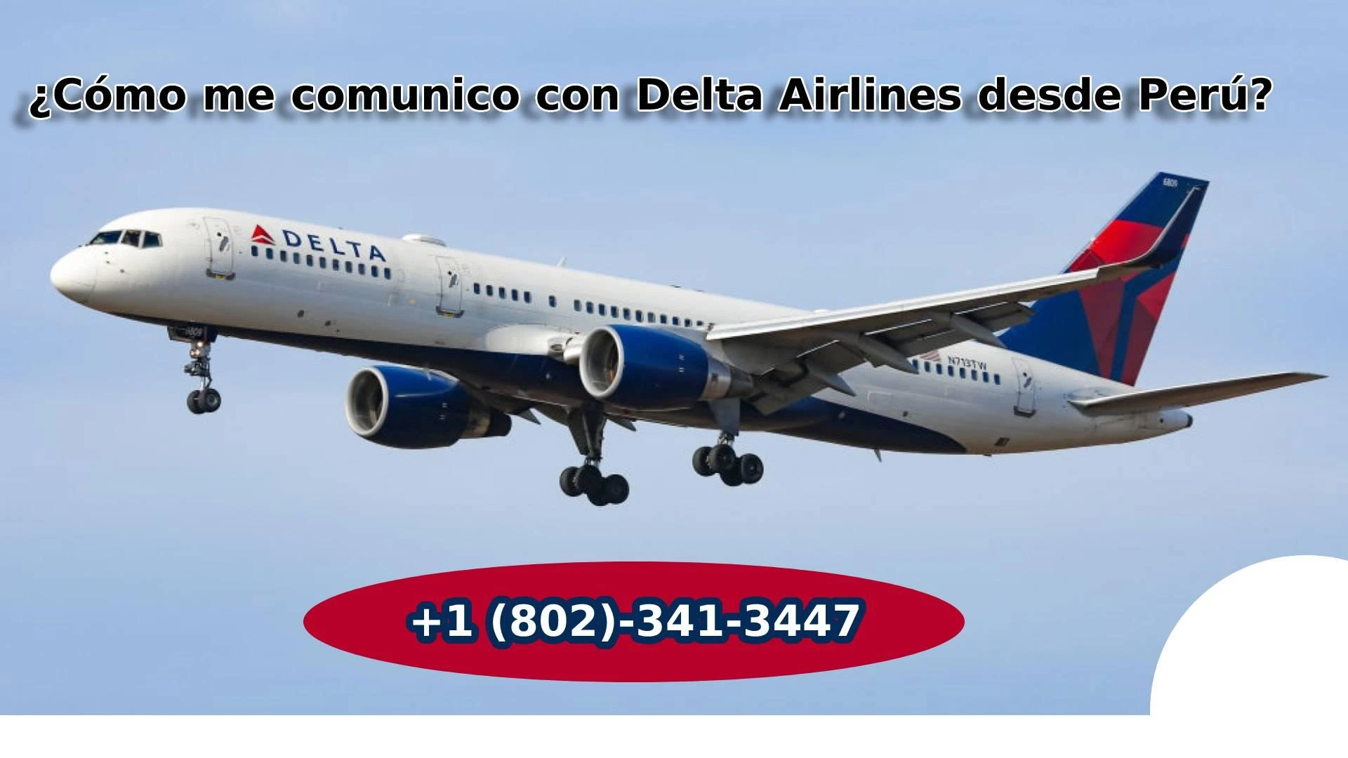 ¿Cómo me comunico con Delta Airlines desde Perú?