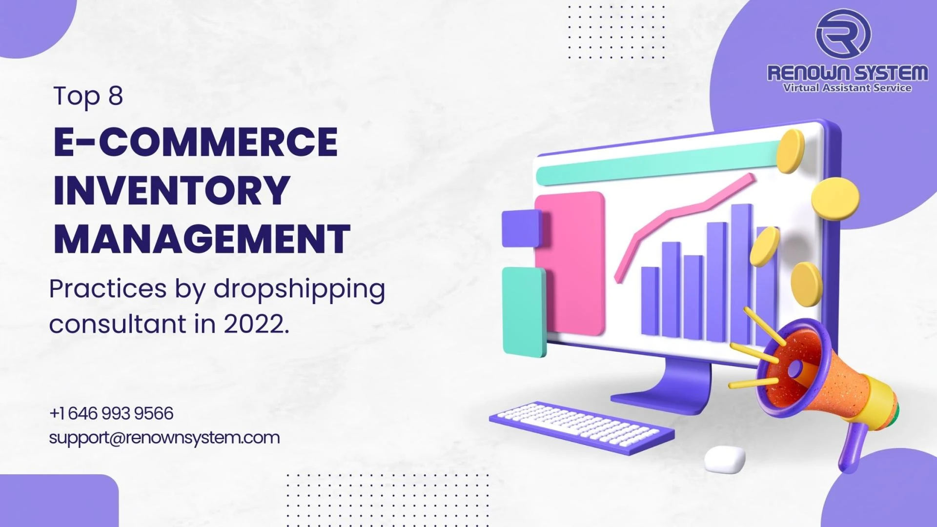 Top 8 E-commerce Inventory Management Practices by dropshipping consultant in 2022.