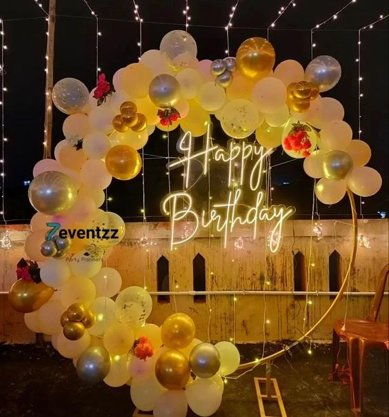 "Creating Unforgettable Memories: 7eventzz Birthday Decorations at Home"