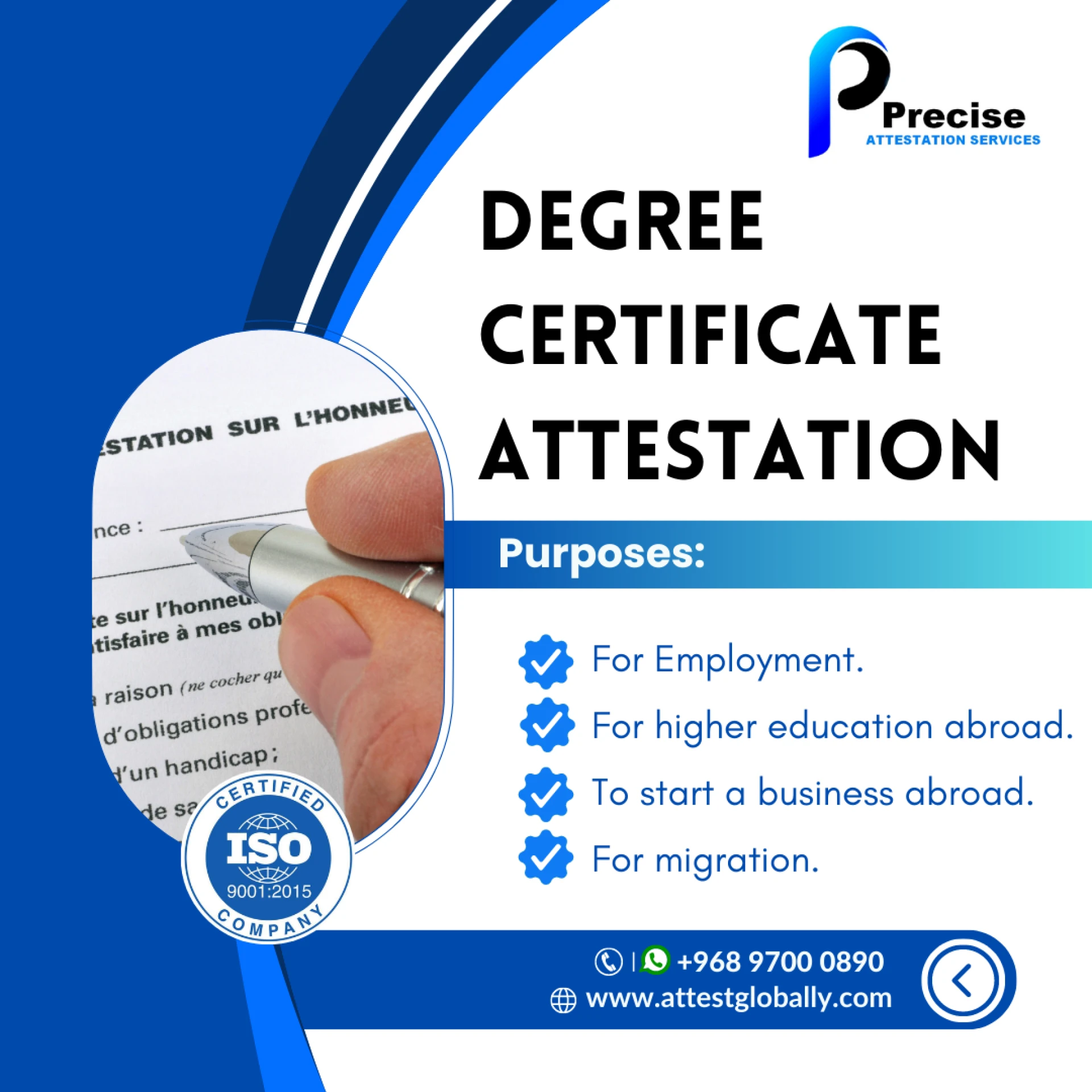 Degree Certificate Attestation: Your Path to Oman