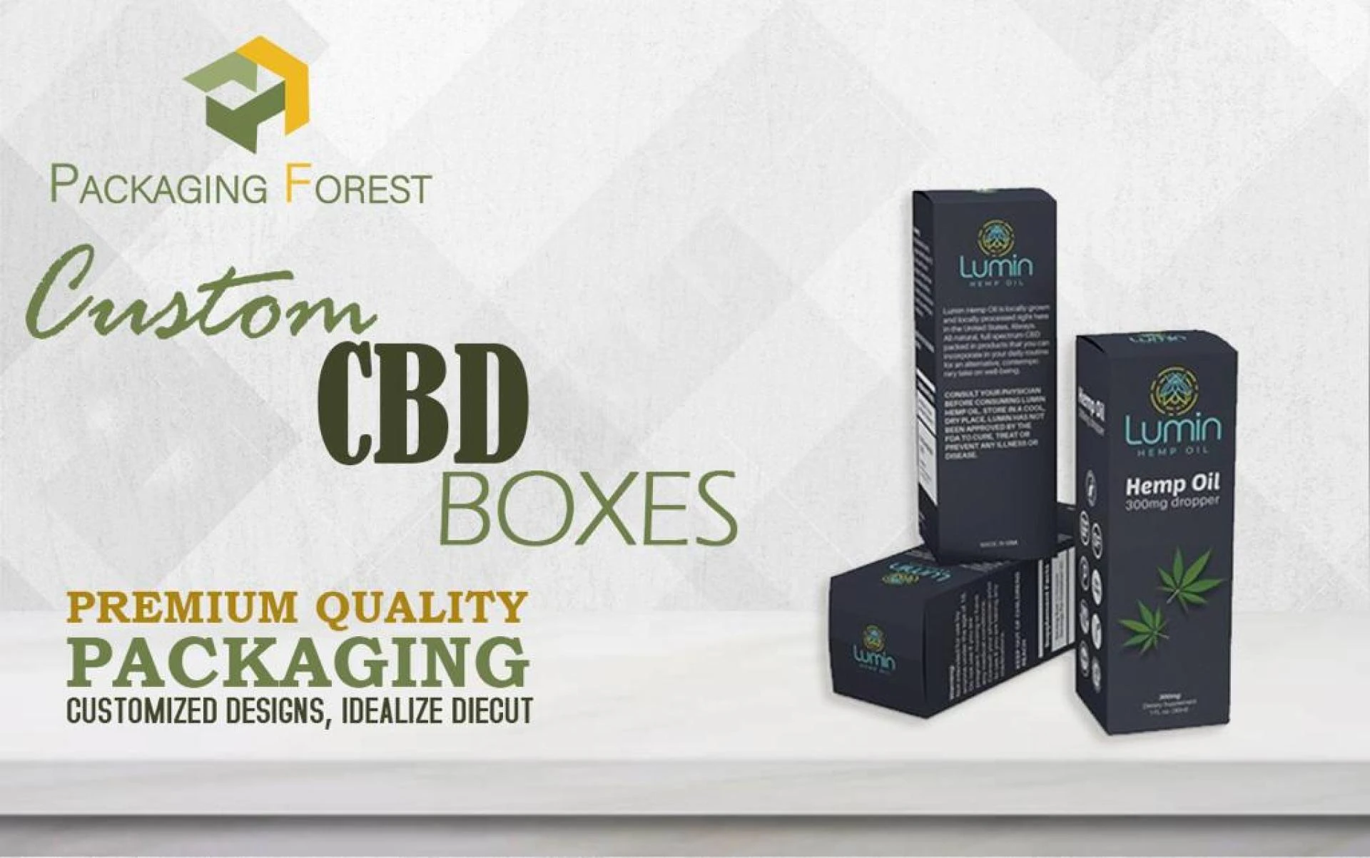 A wide range of CBD items can be packaged in sensational personalized CBD boxes