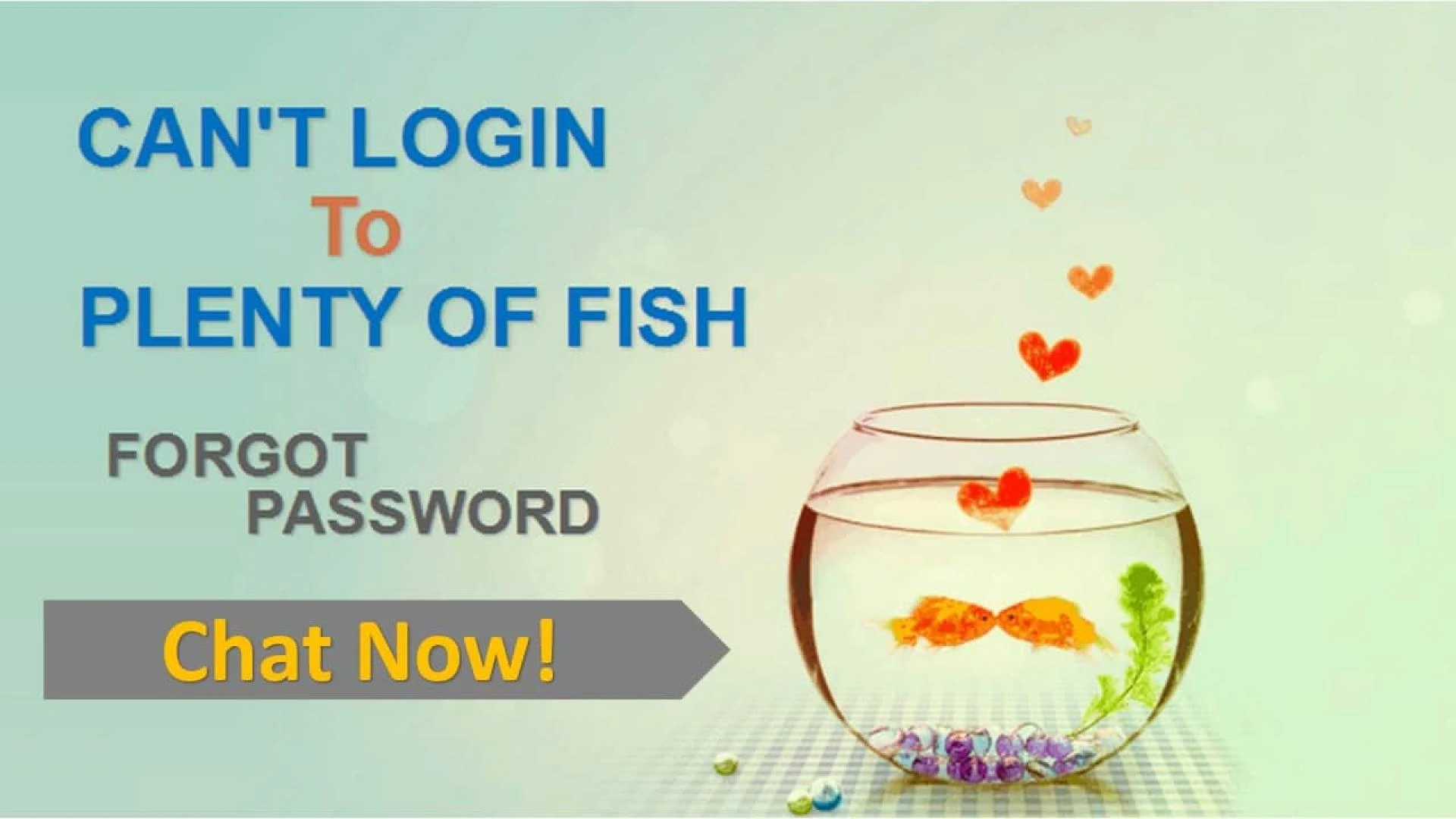Can't Login into Plenty of Fish Account