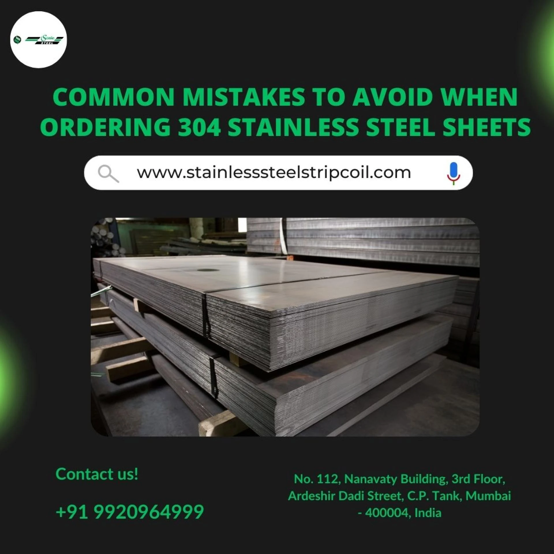 Common Mistakes to Avoid When Ordering 304 Stainless Steel Sheet - Sonic Steel