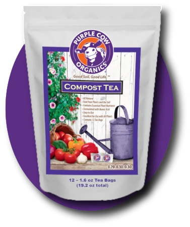 Purple Cow Organics - 100% Organic Compost Tea Bags